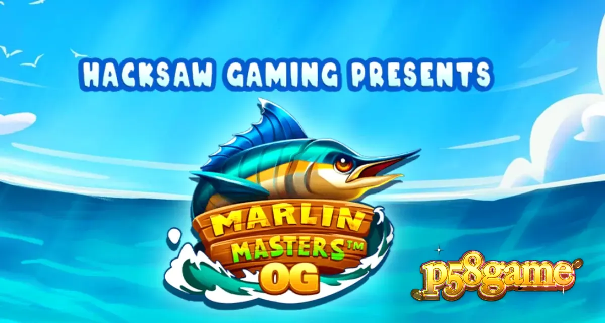 Tampilan visual slot Marlin Masters OG dengan tema memancing di laut lepas